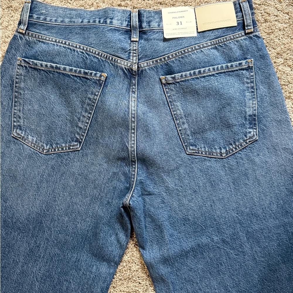 BNWT Citizen Of Humanity Paloma Baggy Jeans in 31. Color is Siesta. - Picture 14 of 16